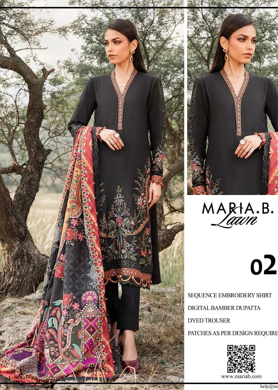 Maria B : Lawn 3pc